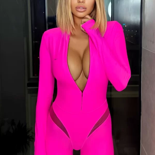 ολόσωμη φόρμα BLUDERSA PINK - 1