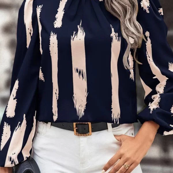 γυναικεία μπλούζα KRESTOLDA NAVY - 1