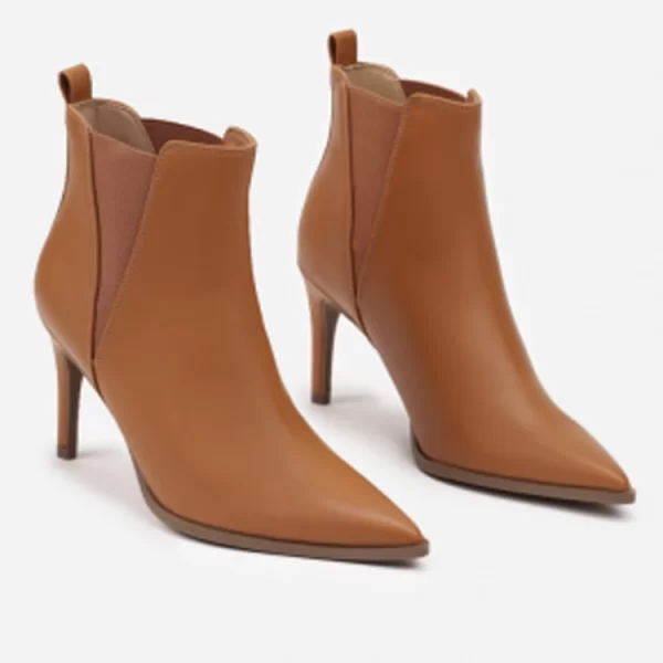 γυναικεία μποτάκια ODELIRFA CAMEL - 1