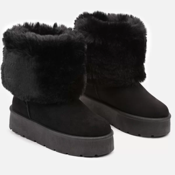 γυναικεία μποτάκια HOLMEXA BLACK - 1