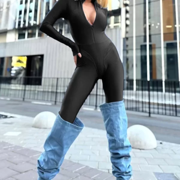 ολόσωμη φόρμα BLUDERSA BLACK - 1