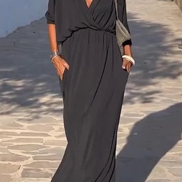 φόρεμα DROMEILSA BLACK - 1