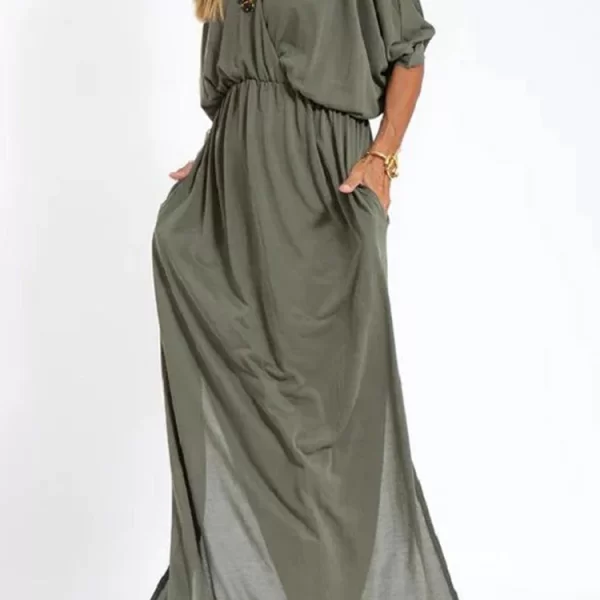 φόρεμα DROMEILSA KHAKI - 1