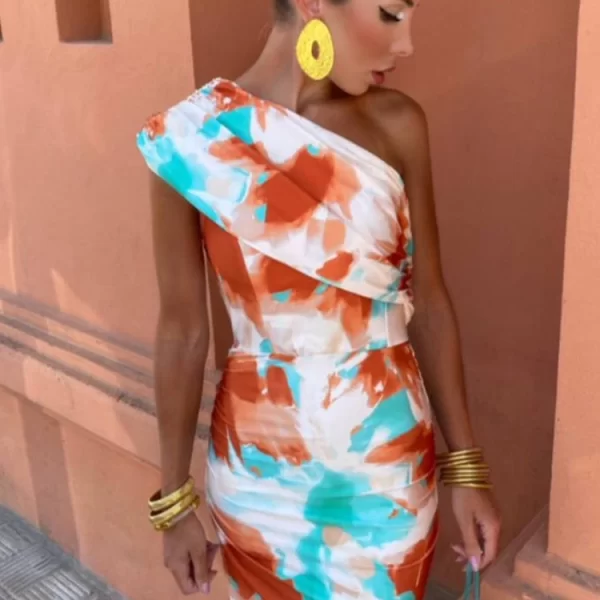 φόρεμα ZIOFEJA ORANGE - 1