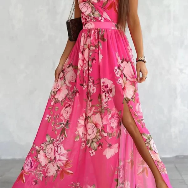 φόρεμα DROFEALSA FUCHSIA - 1