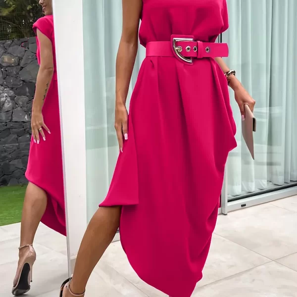 φόρεμα DIOBERLA FUCHSIA - 1