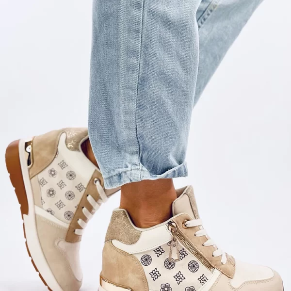 γυναικεία παπούτσια RIOFERA ECRU - 1