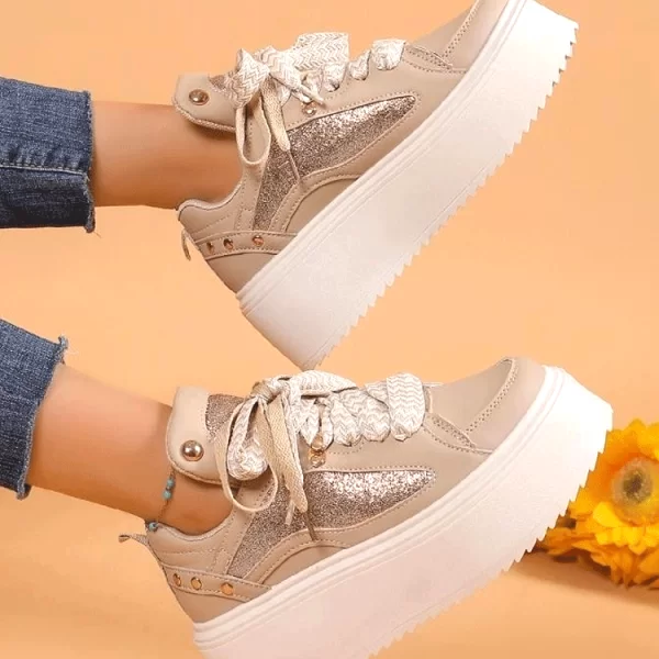 γυναικεία παπούτσια NARMELDA BEIGE - 1