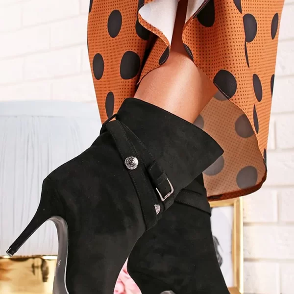 γυναικεία μποτάκια SERFIOLDA BLACK - 1