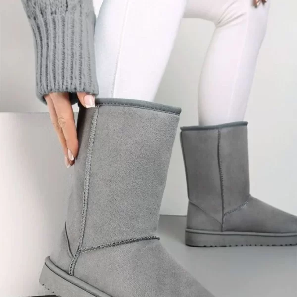 γυναικεία μποτάκια FEOSANA GREY - 1