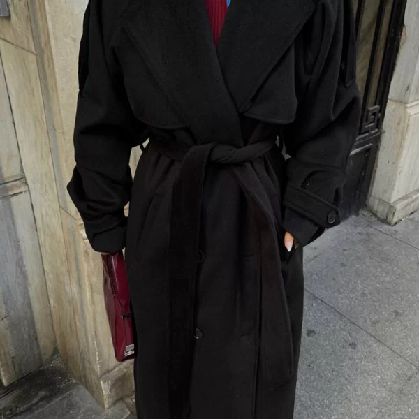 παλτό JADELZA BLACK - 1