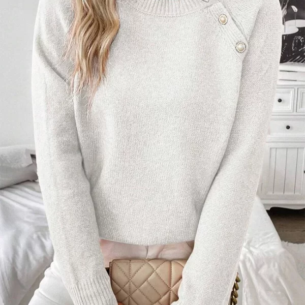 πουλόβερ NOSTELFA WHITE - 1