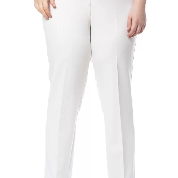 Παντελόνι κρεπ με λάστιχο στα πλαϊνά σε εκρού χρώμα