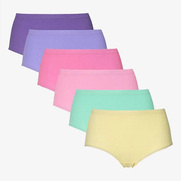 Σλιπ εσώρουχο βαμβακερό (5+1) σε διάφορα χρώματα