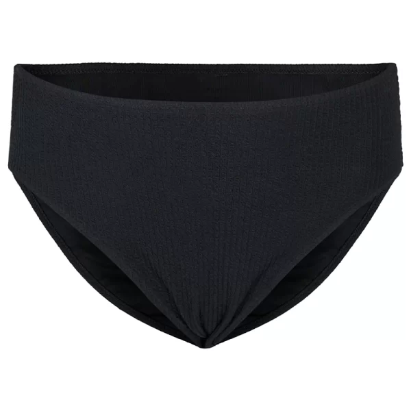 Κρεπ ψηλόμεσο bikini-slip σε μαύρο χρώμα