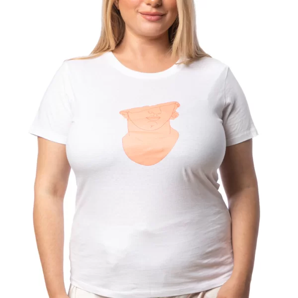 T-shirt -Θeros Εllinikon- σε λευκό χρώμα | Premium Collection