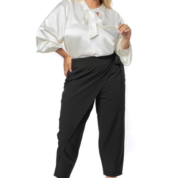 Παντελόνι φάκελος σε μαύρο χρώμα