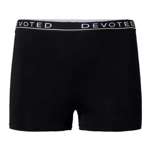 Shorts εσώρουχο με λάστιχο σε μαύρο χρώμα