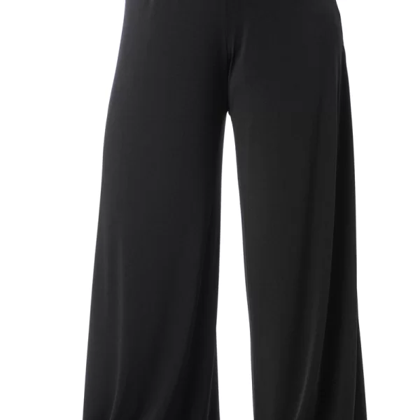 Light παντελόνα φαρδιά σε μαύρο χρώμα