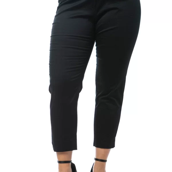 Παντελόνι καμπαρντίνα 7/8 σε μαύρο χρώμα