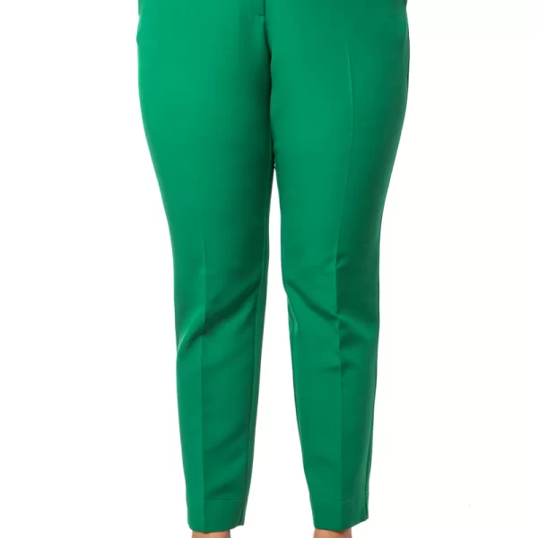 Παντελόνι 7/8 με λάστιχο στο πίσω μέρος σε πράσινο χρώμα