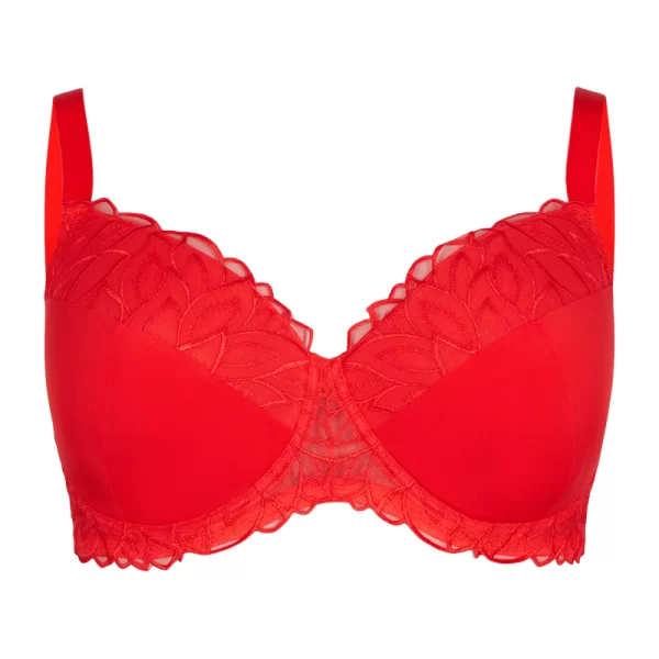 Σουτιέν με δαντέλα σε κόκκινο χρώμα
