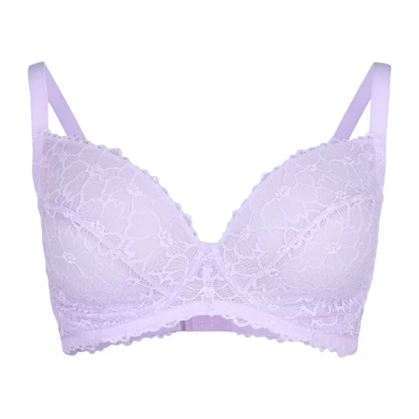 Δαντελένιο σουτιέν σε λιλά χρώμα