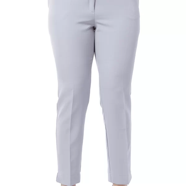 Παντελόνι 7/8 με λάστιχο στο πίσω μέρος σε γκρι χρώμα