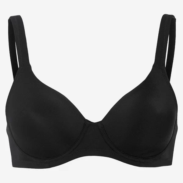 Σουτιέν plunge με μπανέλα σε μαύρο χρώμα