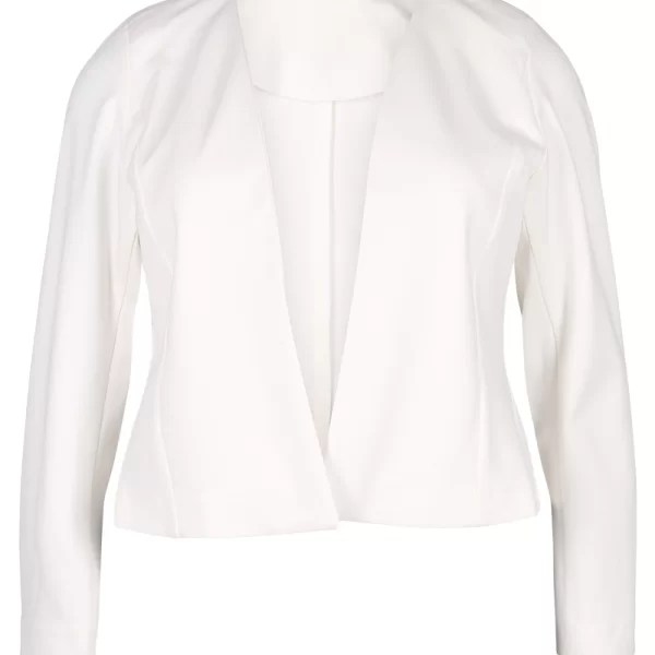 Κόντο blazer χωρίς κούμπωμα σε εκρού χρώμα