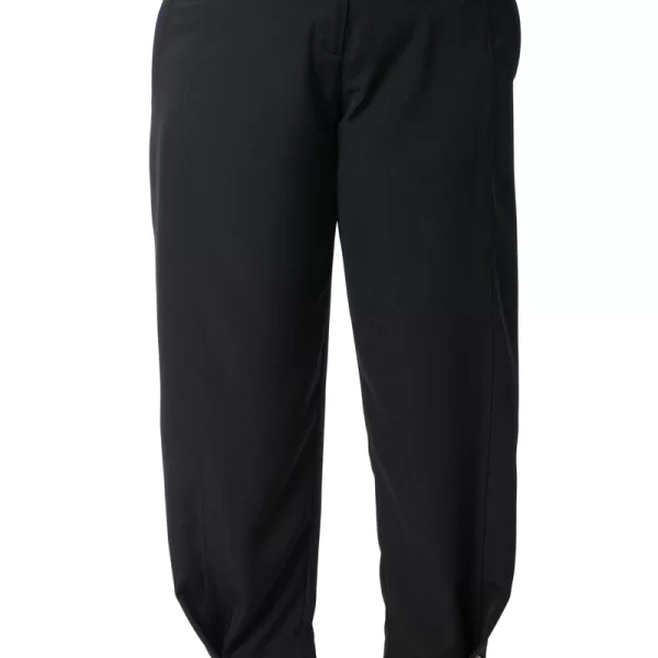 Παντελόνι με κουμπί στο τελείωμα σε μαύρο χρώμα