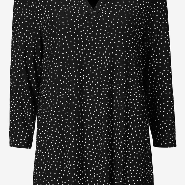 Μπλούζα με 3/4 μανίκι σε πουά χρώμα