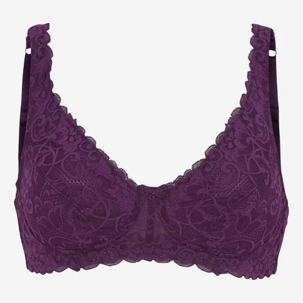 Σουτιέν από δαντέλα σε μωβ χρώμα