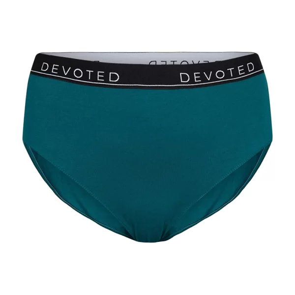 Εσώρουχο σλιπ με λάστιχο στη μέση σε πετρόλ χρώμα