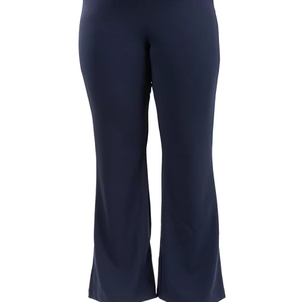 Scuba παντελόνι heavy καμπάνα σε μπλε χρώμα