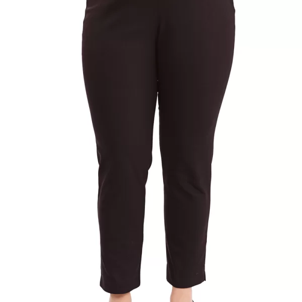 Παντελόνι με φερμουάρ στο πλάι σε μαύρο χρώμα