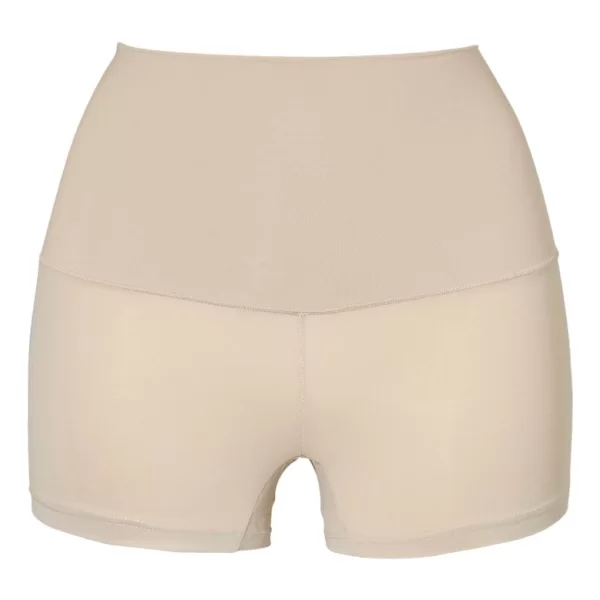 Ψηλόμεσο μπεζ λαστέξ με ενισχυμένες ραφές