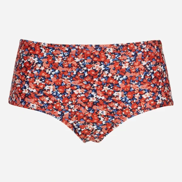 Bikini-slip με σχέδια σε κόκκινο χρώμα