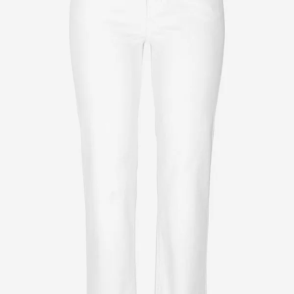 Ελαστικό jean παντελόνι 7/8 σε denim white χρώμα