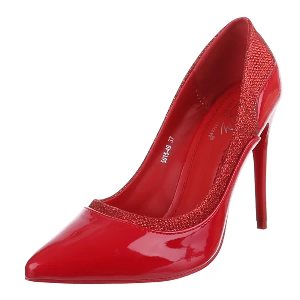 Γυναικείες γόβες - Κόκκινες 0530-Κοκκινο