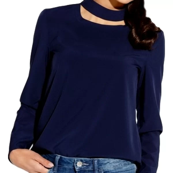 60009 DR Μοντέρνο πουκάμισο-Μπλε-Μπλε