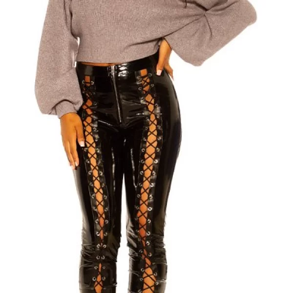 42018 FS Άνετο κοντό ζιβάγκο πουλόβερ - Γκρί-Γκρι