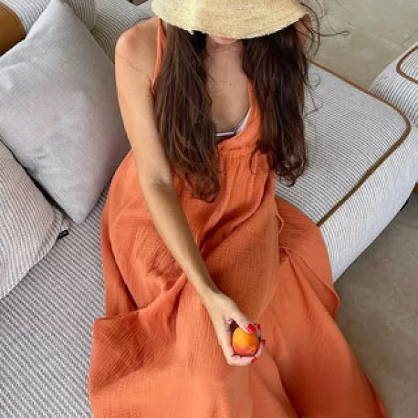 Sun Sea & Roses – Clio Maxi Dress Orange