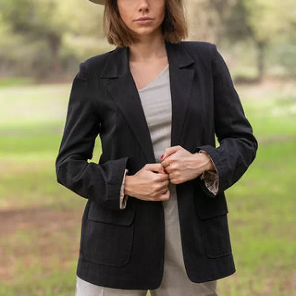 Sun Sea & Roses – Beta Blazer Black