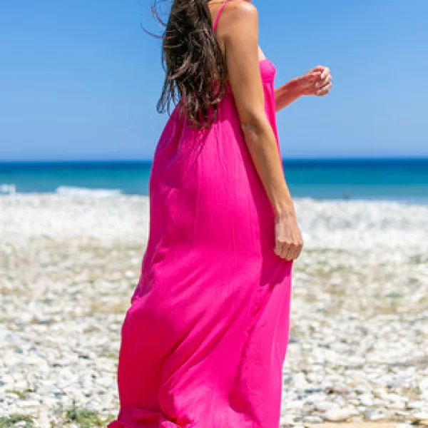 SNDYS – Cassie Dress Fuchsia