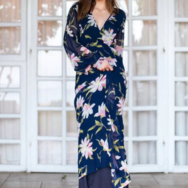 Rut & Circle - Charlie Long Flower Dress