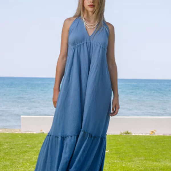 Sun Sea & Roses – Daniela Maxi Dress Blue