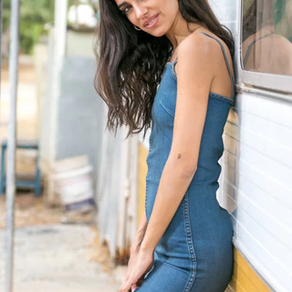 Cheap Monday - Spray On Dress Blue Sand