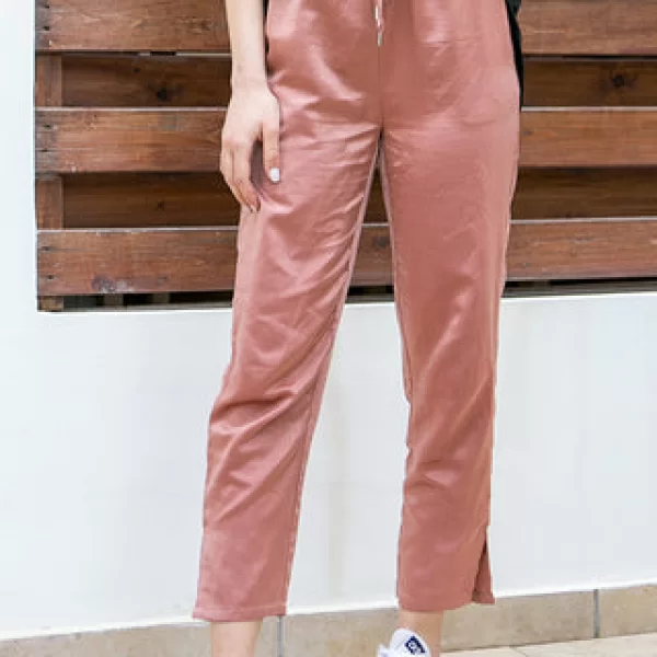 NA-KD - Satin Pants Terracotta