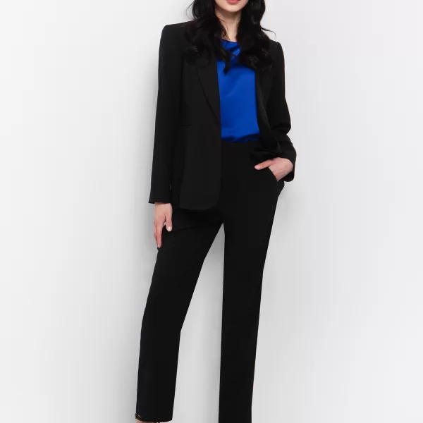 Παντελόνι σε ίσια γραμμή - ΜΑΥΡΟ